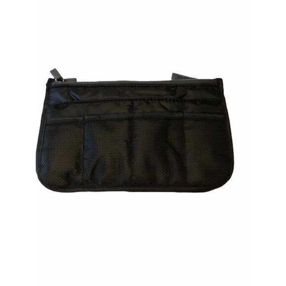 Multipurpose Travel Handbag Insert Organizer Multiple Pockets Black Unisex - Picture 7 of 7